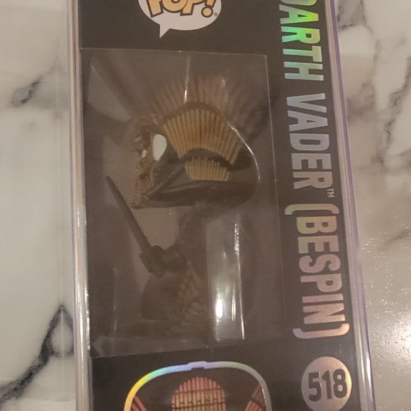 NWT -Funko Pop! Artist Series: Star Wars - Darth Vader (BESPIN) 518 Bobble-Head - Picture 3 of 3